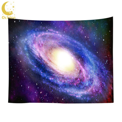 

OCHINE 150130cm Printed Home Tapestry Wall Hangings Mural Beach Towels Starry Sky Landscape Datura Shooting Props