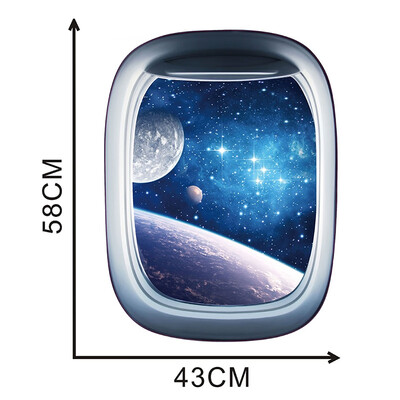 

Creative DIY 3D Outer Space Scenic Wall Decal Stickers Art Mural Posters Bedroom Ceiling Living Room Home Decor