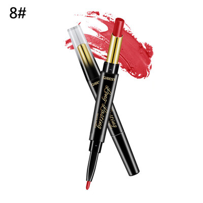 

2 in 1 Double Ended Rotary Long Lasting Matte Lip Liner Lipstick Makeup Cosmetic