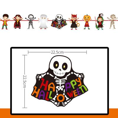 

Toponeto Pull Flower Theme Long Hanging Bunting Banner for Halloween best