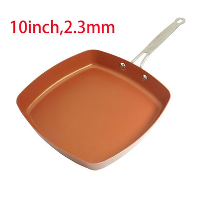 

Non-stick Skillet Copper Red Pan Ceramic Induction Skillet Frying Pan Saucepan Oven & Dishwasher Safe 10 Inches Nonstick Skillet