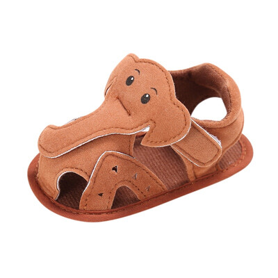 

Elephant Pattern Hollow Baby Boy Casual Prewalkers Soft Sole Summer Shoes 0-18  New