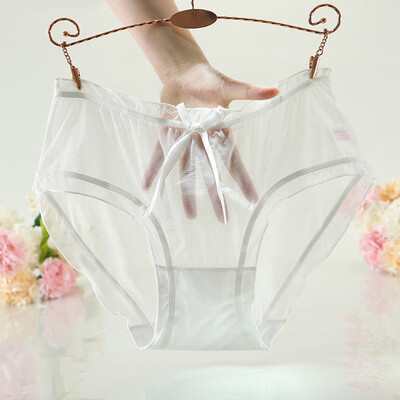 

Fashion Women Mesh Sheer Briefs Thin Underwear Knickers Sexy Panties Underwear