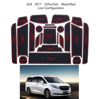 

23pcsset Non-slip Storage Armrest Mat Door Groove Gate Slot Pad Replacement For Buick GL8 2017-2018