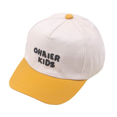 

Boys Girls Children Caps Hats Child Adjustable Sun Protection Letters Print Patchwork Casual Visors Fashion Handsome Hat