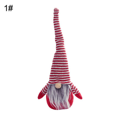 

Cute Handmade Swedish Gnome Dwarf Santa Plush Elf Toy Home Decor Table Ornament