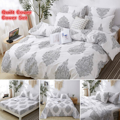 

Willstar 2020 New Fashion Print Quilt Pillowcase Bedding Set