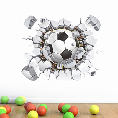 

Football Wall Stickers for Living Room Home funs 3D Mural Art sport Game Poster Wall Stickers Decoration
