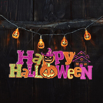 

Toponeto Halloween Decoration Props Flash Tag Window Bar KTV Ghost Festival Scene Layout