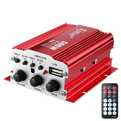 

Kinter MA - 700 IR Control FM MP3 USB Playback Mini Digital Audio Amplifier