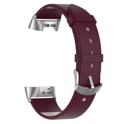 

〖Follure〗Soft Leather Bands Replacement Wrist Straps for Fitbit Charge 3