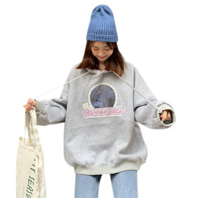 

Plus size Hoodies Sweatshirts Women Long Sleeve Autumn Hooded Sweatshirt Solid Loose Pullover Tops Female Tracksuit Sweat Coat