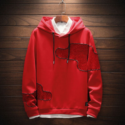

Toponeto Mens New Style Fashion Cap And Long Sleeve Guard Simple Letters Printed Jacke