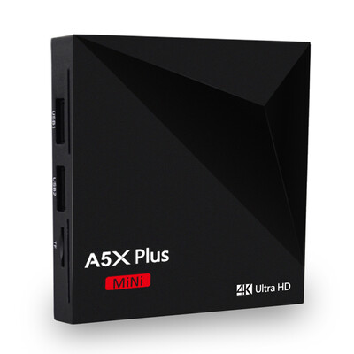 

A5X Plus mini Smart Android 90 TV Box RK3328 Quad Core 4K VP9 H265 HDR10 USB30 2G 16G Mini PC DLNA WiFi LAN HD Media Player E
