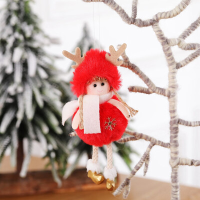 

Gobestart Christmas Plush Angel Charm Child Cute Doll Gift Christmas Tree Pendant