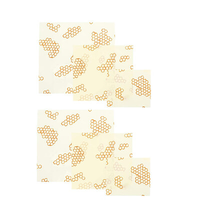 

Toponeto Beeswax Food Wraps Assorted 3 Pack Eco Friendly Reusable Plastic Free Storage
