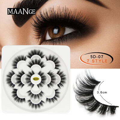 

Gobestart Party 5D False Eyelashes Lashes Voluminous Eye Lashes 7 Pair Makeup Lashes