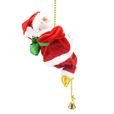 

Santa Claus Electric Climbing Doll Christmas Tree Hanging Ornament Decor Christmas Decorations For Home