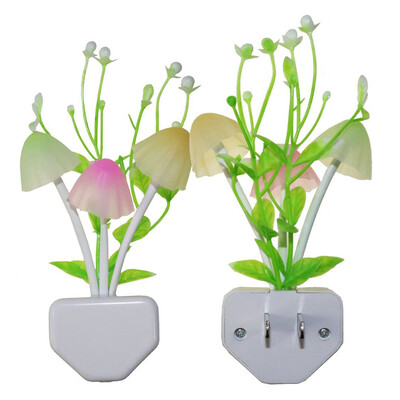 

〖Follure〗Romantic Colorful Sensor LED Mushroom Night Light Wall Lamp Home Decor