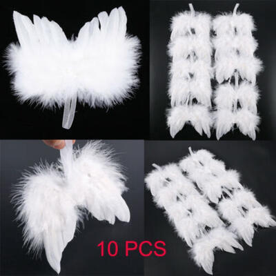 

Angel Feather Wing Christmas Tree Home Party Decor Hanging Ornament Wedding Prop