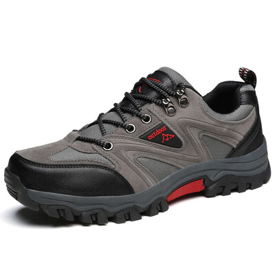 

Men Hiking Shoes Nubuck Climbing Shoes Waterproof Outdoor Trekking Shoes Genuine Leather Mountain Shoes Sneakers