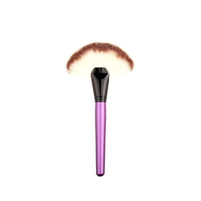 

2017 Large Slim Fan Makeup Brush Blending Highlighter Face Contour Powder Brush