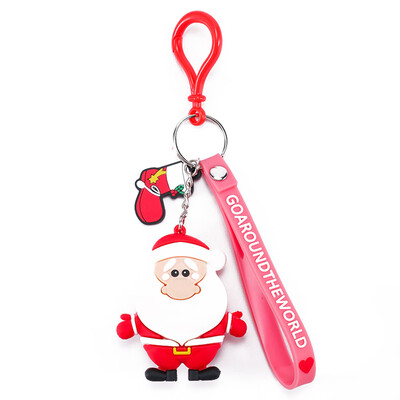 

Chrismas Cartoon Santa Claus Cute Couple Key Rings Key Chains Christmas Gifts