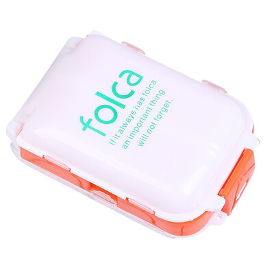 

106635cm Weekly Sort Folding Vitamin Medicine Drug Pill Box Makeup Storage Case Container Cases