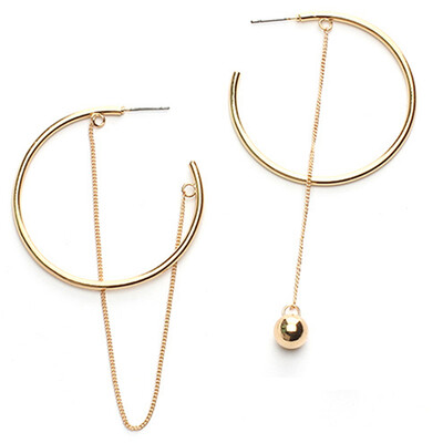 

Fashion Statement Metal Geometric For Women Boho Dangle Gold Earrings Modern Jewelry