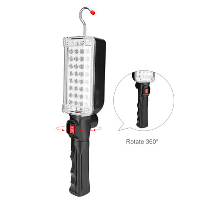 

〖Follure〗Multifunction 34SMD LED Slim Work Light Lamp Flashlight Magnetic With Hook