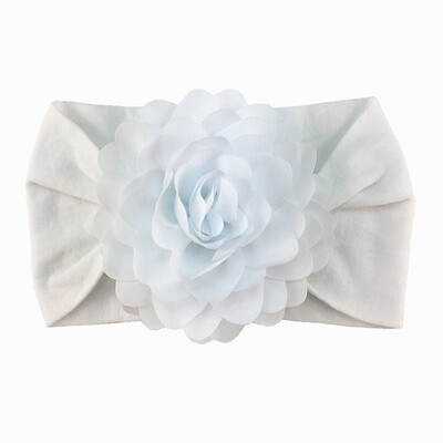 

Soft Cotton Knit Baby Heaband Cute Flower Elastic Haarband Baby Cute Girls Big Floral Design Headband Headwear Apparel Photograp