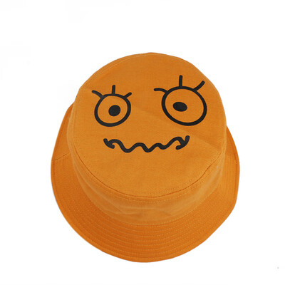 

Fall&Winter Fishermans Cap Female Student Korean Version of Baitie Graffiti Pot Cap Outdoor Sunscreen Sunshade Cap Male