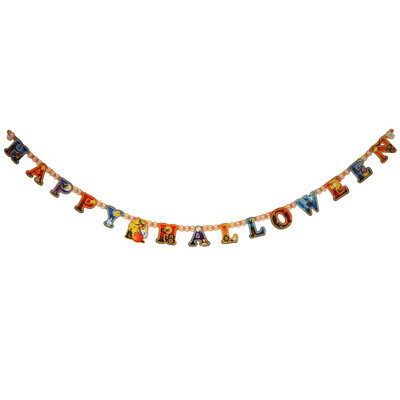 

Halloween Pennant Ornaments Halloween Theme Series Flag DIY Festival Party Decorations