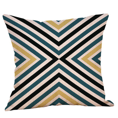 

Siaonvr Geometric Printed Cotton Linen Throw Pillow Cases Sofa Cushion Cover Home Decor