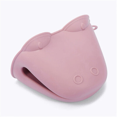 

Gobestart Cartoon Silicone Insulation Thickening Heat-Resistant High Temperature Gloves