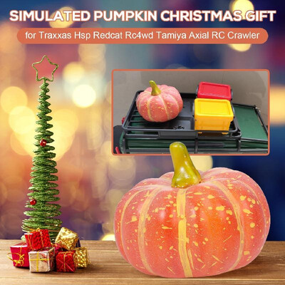 

RC Car Ornament Decoration Simulated Pumpkin Christmas Gift for Traxxas Hsp Redcat Rc4wd Tamiya Axial scx10 D90 RC Crawler Truck C