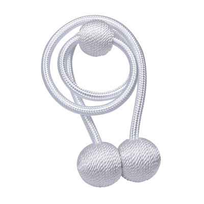 

New Magnetic Curtain Tieback Braided Spherical Chain Buckle Drapery Holdback Clip Holders Home Curtain Decorative Accessories