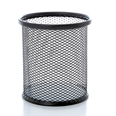 

Creative Office Desk Metal Mesh Square Pen Pot Case Container Organiser Holder