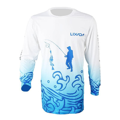 

Lixada Long Sleeve Fishing Shirt Quick Drying Breathable Fishing Clothing for Men