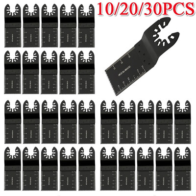 

302010Pcs Bi-metal Straight Wood Cutting Oscillating Multi Tool Saw Blades Kit