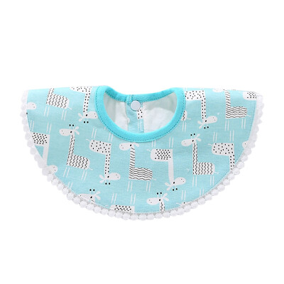 

Baby Cute Waterproof Cotton Bib Burp Cloth Drooling Teething Bibs Cartoon Pattern Towels 0-24M