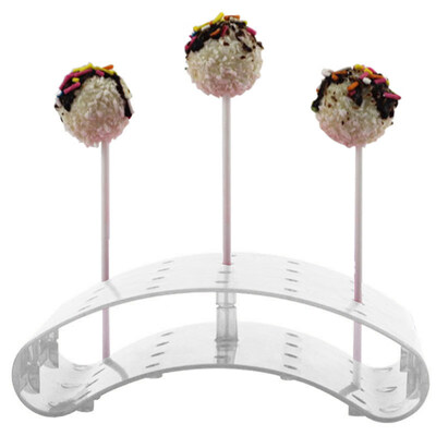 

Size 12 Holes Arc Shaped Plastic Chocolate Candy Lollipop Stand Display Holder
