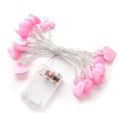 

3m Romantic Heart-shaped Light String Unique Cloth Light String Festival Decoration Light festive party supplies