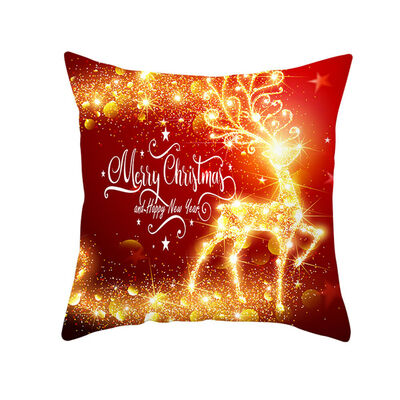 

18 x 18 Inch Merry Christmas Xmas Designed Throw Pillow Case Cover Cushion Decor