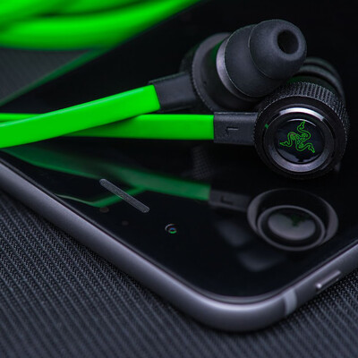 

Razer Hammerhead Pro V2 Earphones 10mm Drivers Gaming In-Ear Headphones Flat Cable Noise Cancelling Earbud Stereo Music