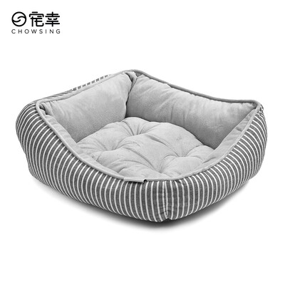 

Pets CHOWSING pet nest cat litter kennel positive&negative dual-use Teddy dog kennel dog bed autumn&winter seasons universal square nest section L code