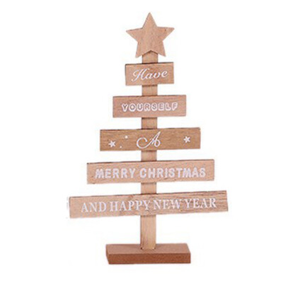 

Merry Christmas Tree Desk Table Decor Xmas Tree Ornaments Christmas Decoration Happy New Year Home Decor