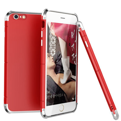 

Super Luxury For iPhone 6 6s Plus Case 360 Full Protection 3in1 Aluminum Metal PC Hard Hybrid Slim Back Cover For iPhone 6s Case