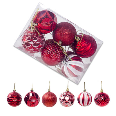 

12pcsSet 6cm Christmas Xmas Tree Ball Bauble Hanging Party Ornament 3 Colors AU