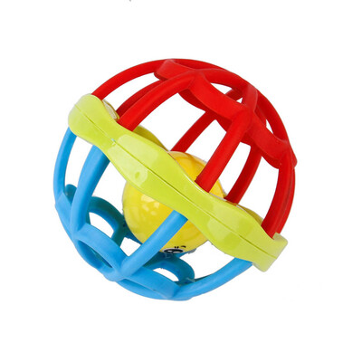 

Gobestart Pet Cat Dog Puppy Jingle Bell Ring Ball Round Roll Fetch Play Chewing Toy